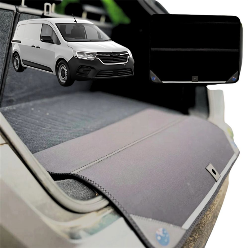 Rear Cargo Boot Bumper Protector for Renault KANGOO 2010 - 2021 - Standard (72 x 55) - Black