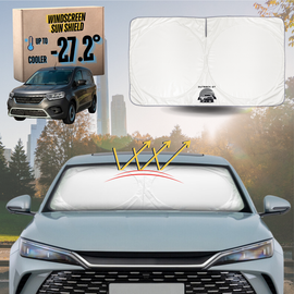 Front Windscreen Sun Shade for Renault KANGOO 2021 - Current X61 Facelift - XL 160 x 100 cm