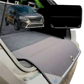 Rear Cargo Boot Bumper Protector for Renault KANGOO 2021 - Current X61 Facelift - XL (98 x 55) - Black