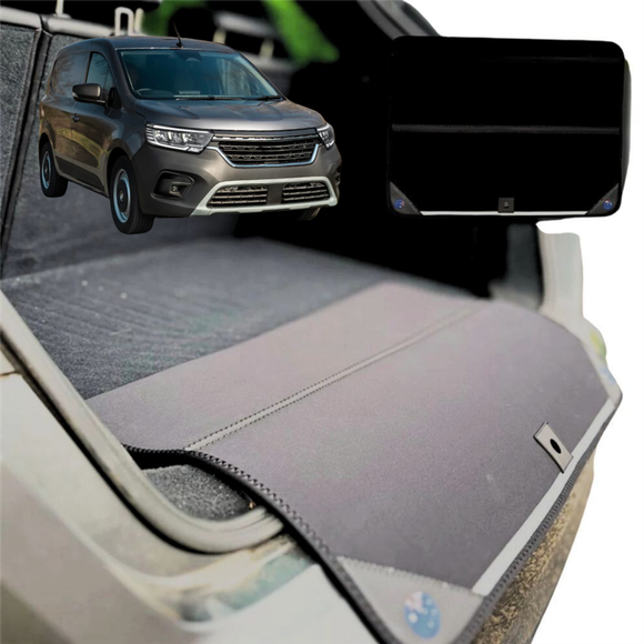 Rear Cargo Boot Bumper Protector for Renault KANGOO 2021 - Current X61 Facelift - XL (98 x 55) - Black