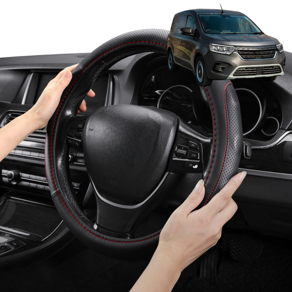 Steering Wheel Cover Pro Extra Layer for Renault KANGOO 2021 - Current X61 Facelift - Breathable & Anti-Slip - Circle 38 cm