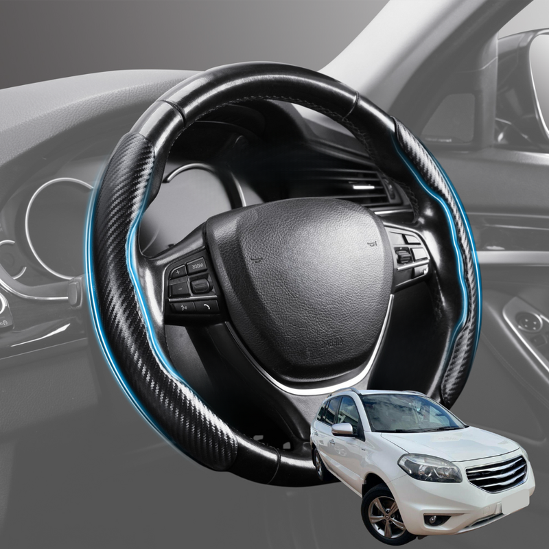 Segmented Steering Wheel Cover for Renault KOLEOS 2008 - 2015 (HY) - Universal Size
