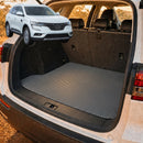 6D Diamond Car Boot Cargo Mat for Renault KOLEOS 2016 - Current (HC) - Heavy Duty Carpet Liner - All-Weather Resistance - Easy to use - Odorless Material - Black & Grey-16