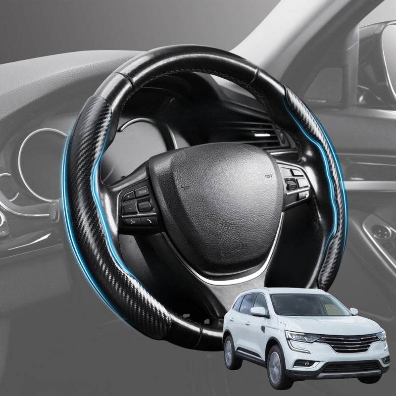 Segmented Steering Wheel Cover for Renault KOLEOS 2016 - Current (HC) - Universal Size