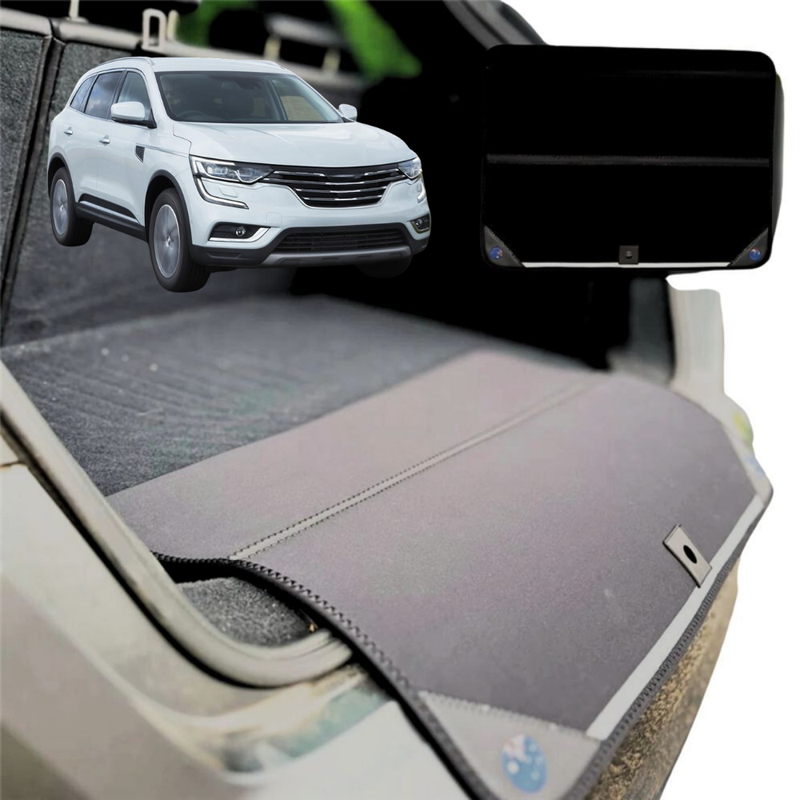 Rear Cargo Boot Bumper Protector for Renault KOLEOS 2016 - Current (HC) - XL (98 x 55) - Black