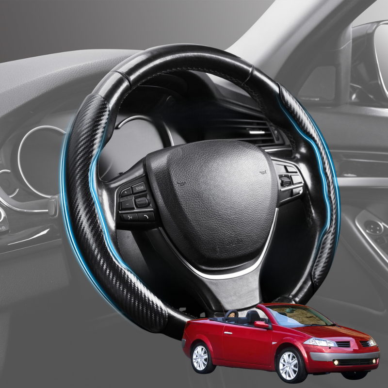 Segmented Steering Wheel Cover for Renault Megane 2003 - 2008 Cabriolet - Universal Size