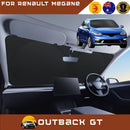 Front Windscreen Sun Shade for Renault Megane 2008 - 2016 Hatch - Standard 150 x 85 cm - Black-1