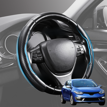 Segmented Steering Wheel Cover for Renault Megane 2008 - 2016 Hatch - Universal Size