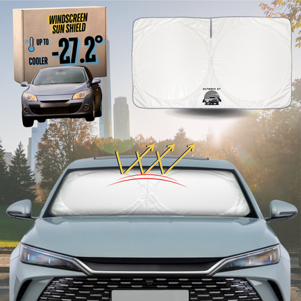 Front Windscreen Sun Shade for Renault Megane 2008 - 2016 R.S. - Standard 150 x 85 cm