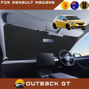 Front Windscreen Sun Shade for Renault Megane 2017 - Current R.S. - Standard 150 x 85 cm - Black-1