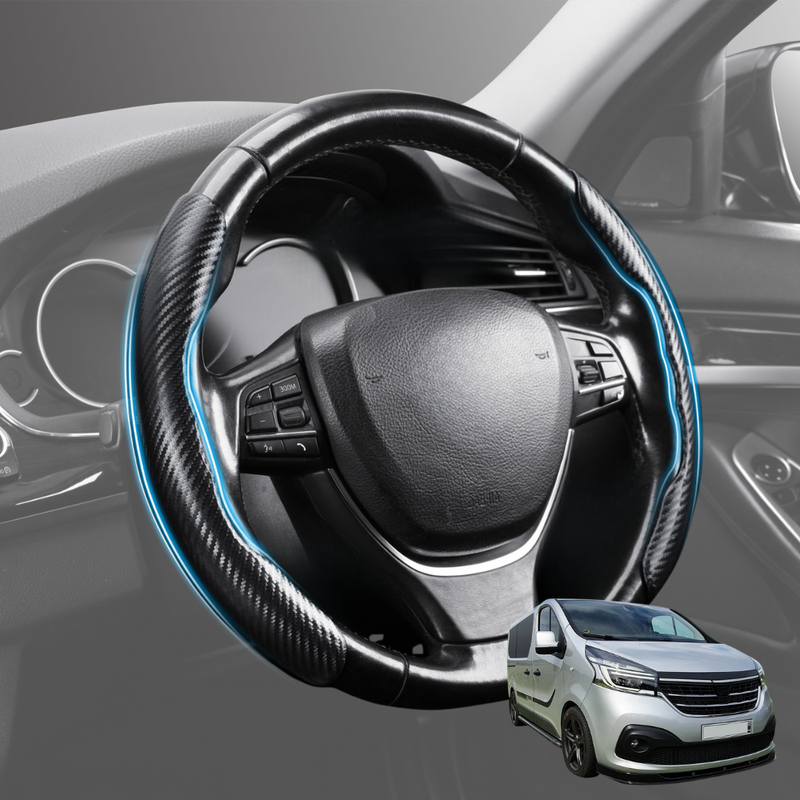 Segmented Steering Wheel Cover for Renault Trafic 2014 - Current (X82) - Universal Size