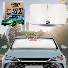 Front Windscreen Sun Shade for Skoda Fabia 2014 - 2021 (NJ) - Standard 150 x 85 cm