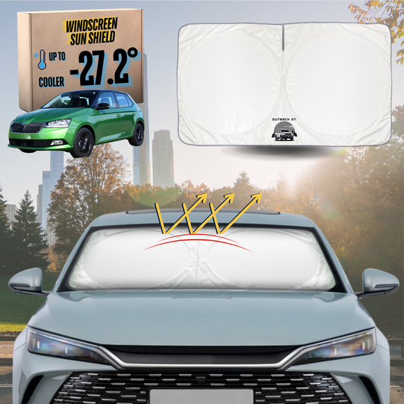 Front Windscreen Sun Shade for Skoda Fabia 2014 - 2021 (NJ) - Standard 150 x 85 cm