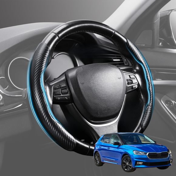 Segmented Steering Wheel Cover for Skoda Fabia 2022 - Current - Universal Size