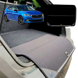 Rear Cargo Boot Bumper Protector for Skoda Fabia 2022 - Current - Standard (72 x 55) - Black