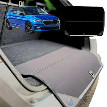 Rear Cargo Boot Bumper Protector for Skoda Fabia 2022 - Current - Standard (72 x 55) - Black
