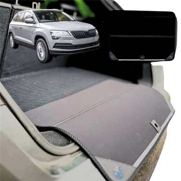 Rear Cargo Boot Bumper Protector for Skoda Karoq 2017 - Current NU - Standard (72 x 55) - Black