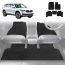6D Diamond Car Floor Mats for Skoda Kodiaq 2017 - Current NS - Custom-Fit Carpet Liner-1