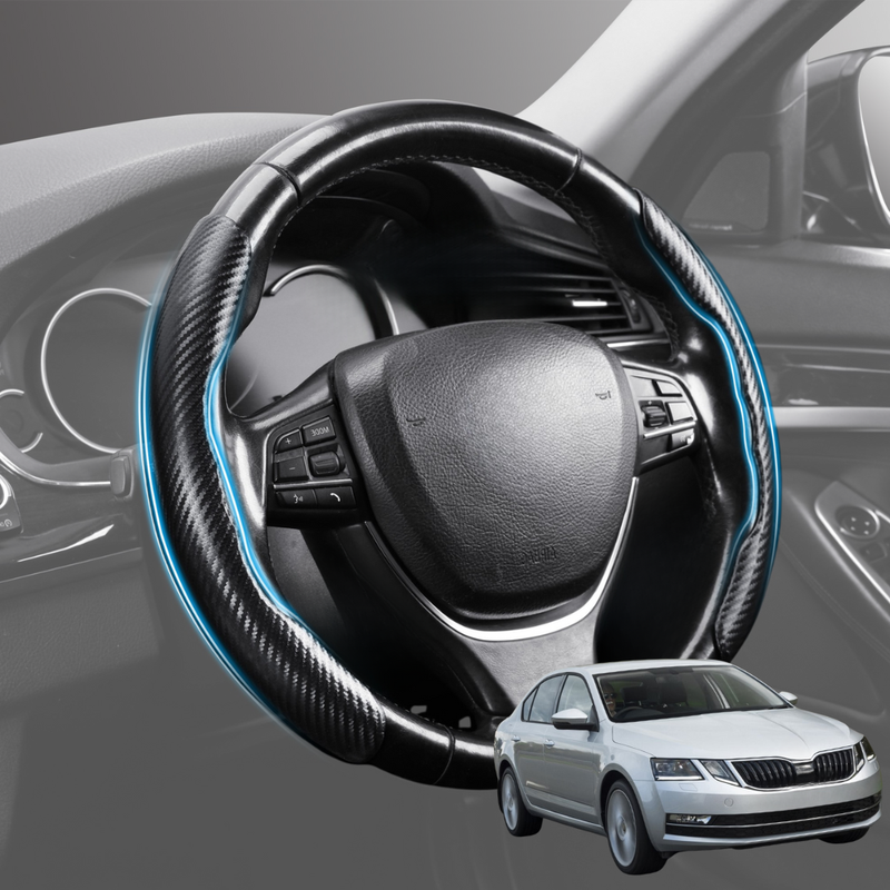 Segmented Steering Wheel Cover for Skoda Octavia 2013 - 2020 NE - Universal Size