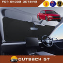 Front Windscreen Sun Shade for Skoda Octavia 2020 - Current NX - Standard 150 x 85 cm - Black-1