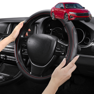 Steering Wheel Cover Pro Extra Layer for Skoda Octavia 2020 - Current NX - Breathable & Anti-Slip - Circle 38 cm