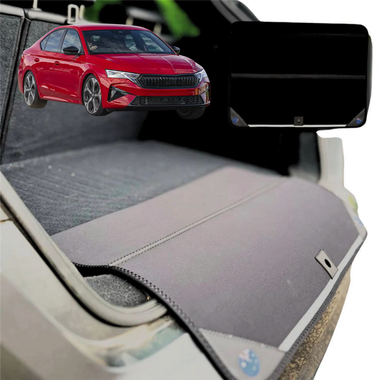Rear Cargo Boot Bumper Protector for Skoda Octavia 2020 - Current NX - Standard (72 x 55) - Black