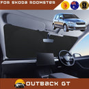 Front Windscreen Sun Shade for Skoda Roomster 2006 - 2015 (5J) - Standard 150 x 85 cm - Black-1