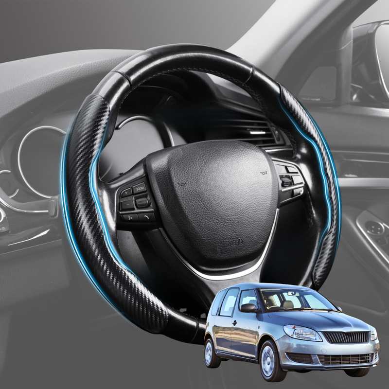 Segmented Steering Wheel Cover for Skoda Roomster 2006 - 2015 (5J) - Universal Size