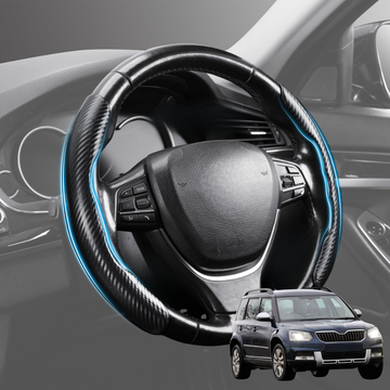 Segmented Steering Wheel Cover for Skoda Yeti 2009 - 2017 - Universal Size