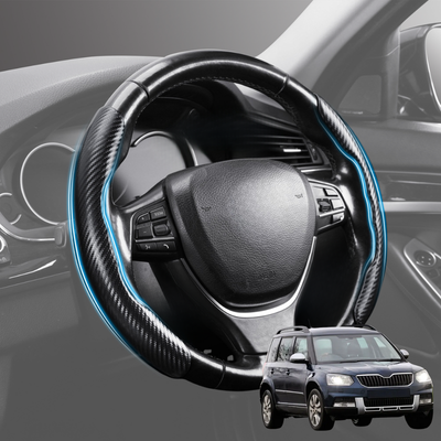 Segmented Steering Wheel Cover for Skoda Yeti 2009 - 2017 - Universal Size