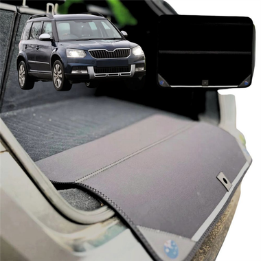 Rear Cargo Boot Bumper Protector for Skoda Yeti 2009 - 2017 - Standard (72 x 55) - Black