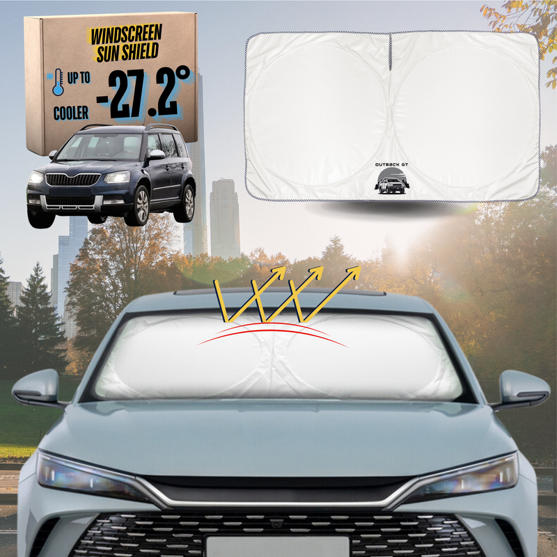 Front Windscreen Sun Shade for Skoda Yeti 2009 - 2017 - Standard 150 x 85 cm