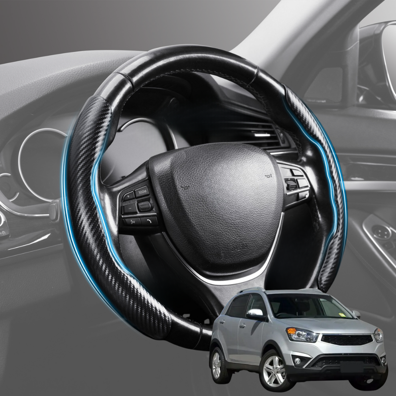 Segmented Steering Wheel Cover for SsangYong Korando 2014 - 2018
