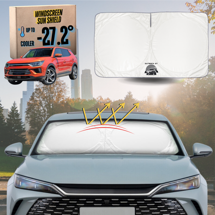 Front Windscreen Sun Shade for SsangYong Korando 2019 - Current C300 - Standard 150 x 85 cm