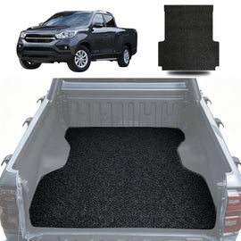 Honeycomb UTE Tub Mat Tray Liner for SsangYong Musso 2018 - Current Q200 - Black & Grey