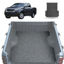 Honeycomb UTE Tub Mat Tray Liner for SsangYong Musso 2018 - Current Q200 - Black & Grey-10