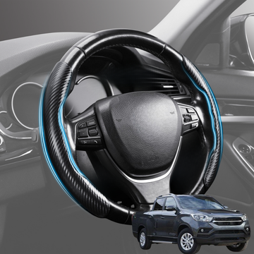 Segmented Steering Wheel Cover for SsangYong Musso 2018 - Current Q200 - Universal Size