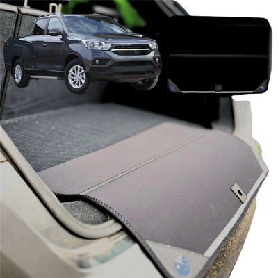 Rear Cargo Boot Bumper Protector for SsangYong Musso 2018 - Current Q200 - Standard (72 x 55) - Black