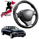 Black Samurai Segmented Steering Wheel Cover for BMW 7 Series 2009 - 2015 (F01 F02 F03 F04)-1