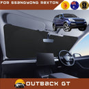 Front Windscreen Sun Shade for SsangYong Rexton 2014 - 2017 - Standard 150 x 85 cm - Black-1