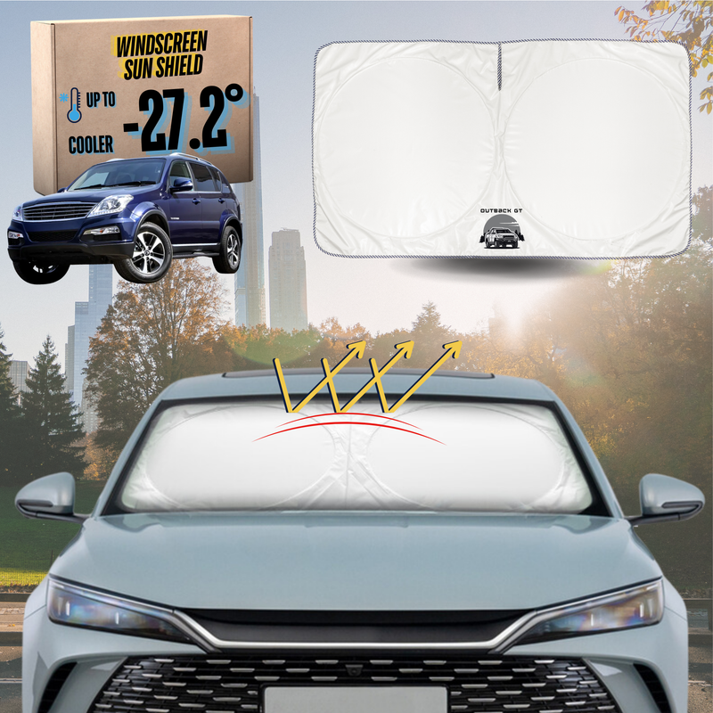Front Windscreen Sun Shade for SsangYong Rexton 2014 - 2017 - Standard 150 x 85 cm