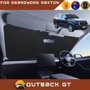 Front Windscreen Sun Shade for SsangYong Rexton 2017 - Current Y290, Y400, Y450 - Standard 150 x 85 cm - Black-1