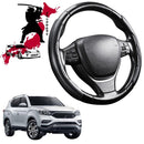 Black Samurai Segmented Steering Wheel Cover for SsangYong Rexton 2017 - Current Y290, Y400, Y450-1