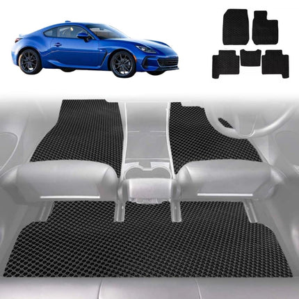 6D Diamond Car Floor Mats for Subaru BRZ 2021 - Current Z1 - Custom-Fit Carpet Liner