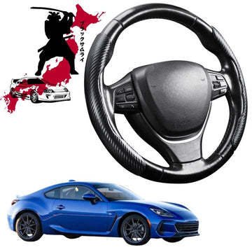 Black Samurai Segmented Steering Wheel Cover for Subaru BRZ 2021 - Current Z1