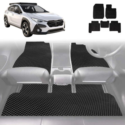 6D Diamond Car Floor Mats for Subaru Crosstrek 2023 - Current (GU) - Custom-Fit Carpet Liner