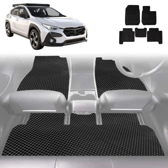 6D Diamond Car Floor Mats for Subaru Crosstrek 2023 - Current (GU) - Custom-Fit Carpet Liner
