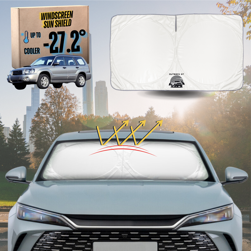 Front Windscreen Sun Shade for Subaru Forester 2002 - 2008 (SG 79V) - Standard 150 x 85 cm