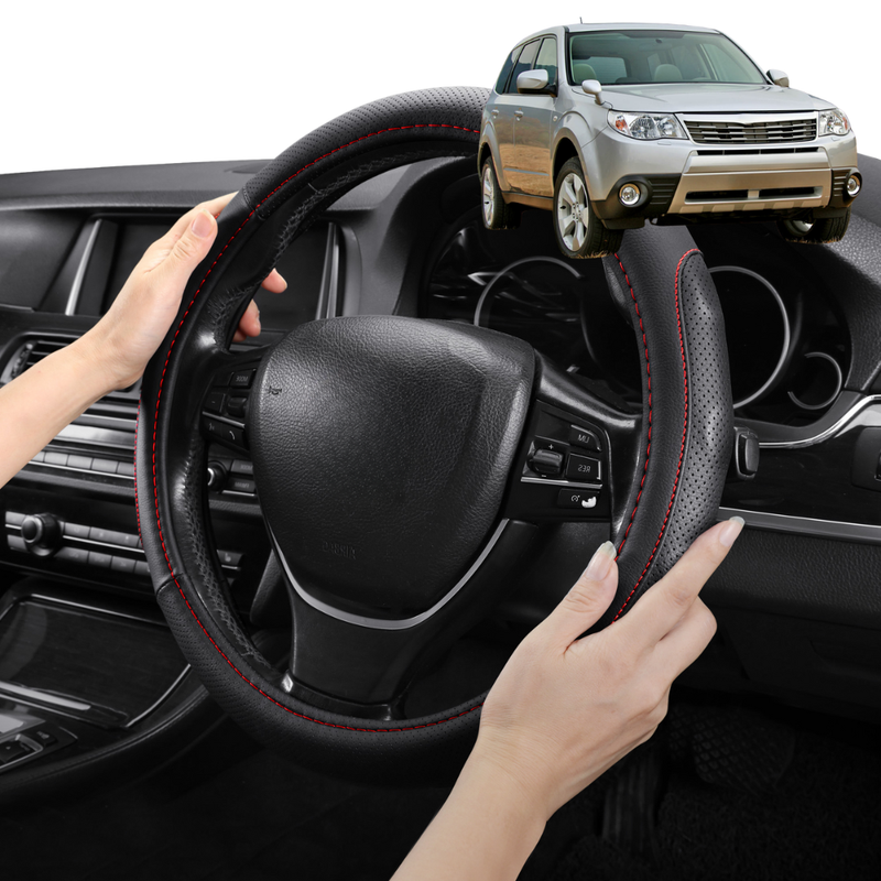 Steering Wheel Cover Pro Extra Layer for Subaru Forester 2008 - 2012 (SH) - Breathable & Anti-Slip
