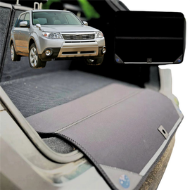 Rear Cargo Boot Bumper Protector for Subaru Forester 2008 - 2012 (SH) - XL (98 x 55) - Black
